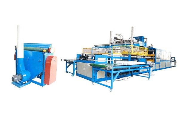 双机械手全自动真空成型机